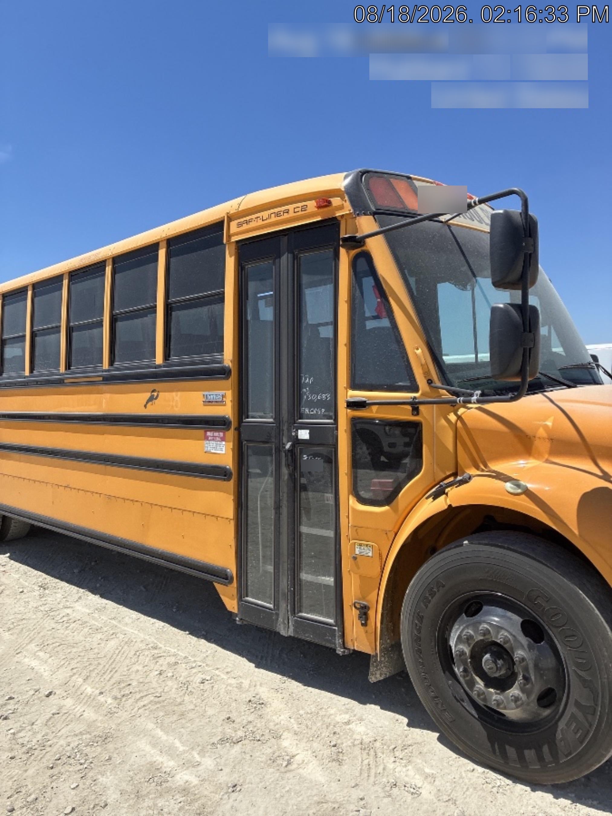 2014 FREIGHTLINER Thomas 72 Passenger Bus