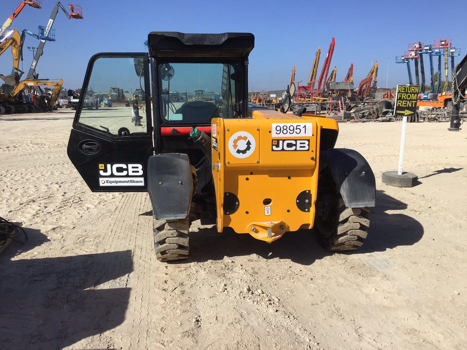 2020 JCB 505-20TC Cab/Heat/Air, Solid Tires, Work Lights, Beacon, Aux Hydraulics, Back up Alarm, ES Decals