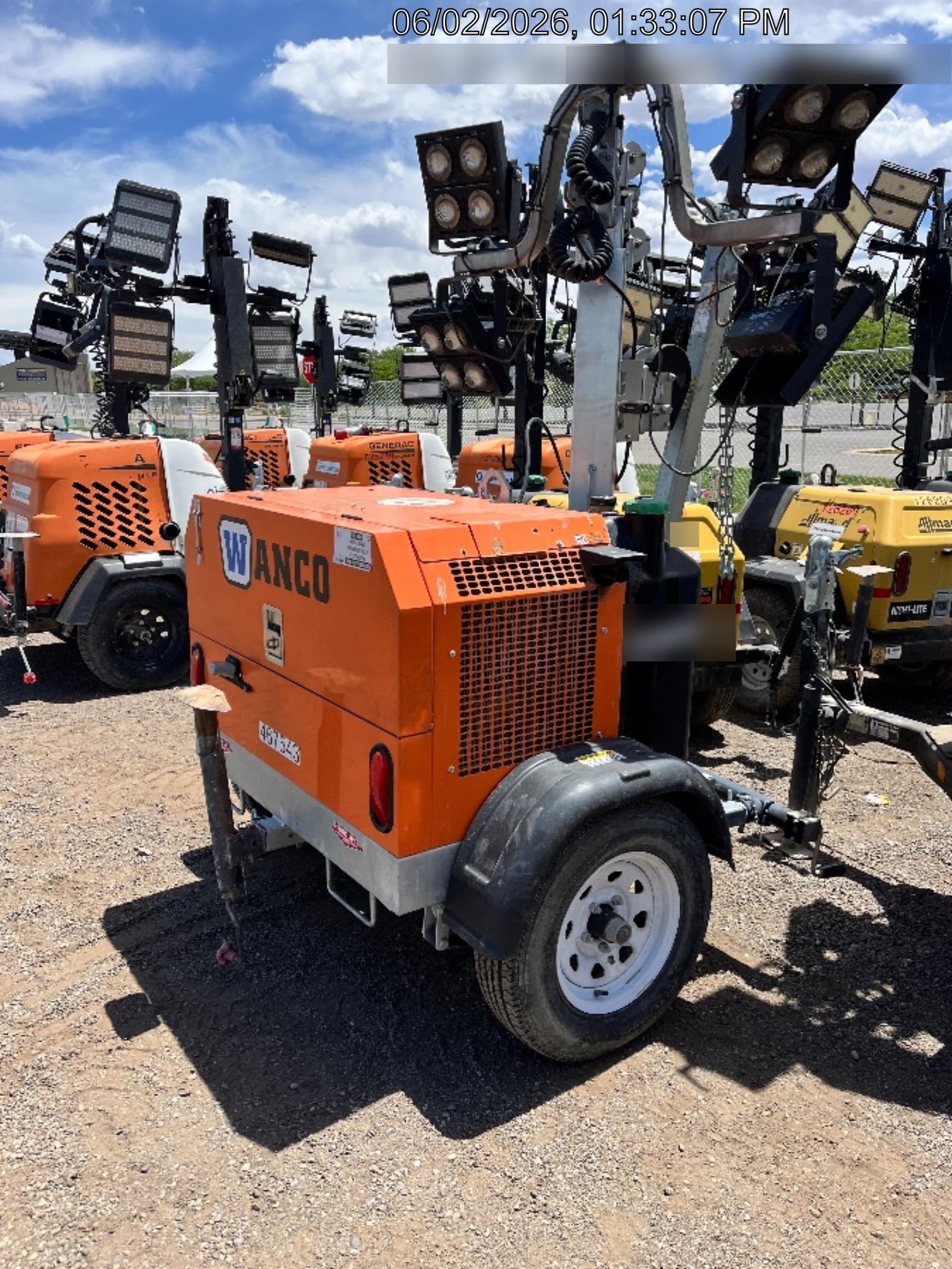 2024 Wanco WLTT-4MM4K Diesel, Deep Sea Controller, Shore Power Plug, Auto Start, (4) 350W LED Floodlights, 4kW Generator, 60 Gal Fuel Tank, 2" Ball, T3