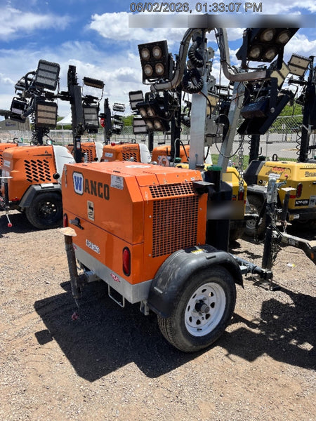 2024 Wanco WLTT-4MM4K Diesel, Deep Sea Controller, Shore Power Plug, Auto Start, (4) 350W LED Floodlights, 4kW Generator, 60 Gal Fuel Tank, 2" Ball, T3