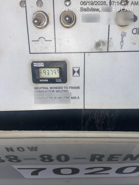 Wacker Neuson LTV6K-MH Wacker Neuson LTV6K Light Tower w/Kubota Engine