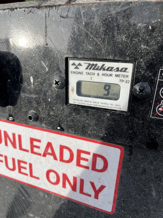 2023 Multiquip MV308GH Honda GX270, 18" Plate, Tachometer