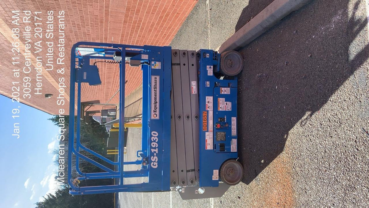 2020 Genie GS-1930 Fixed rails with chain entry gate - Pre A92.20