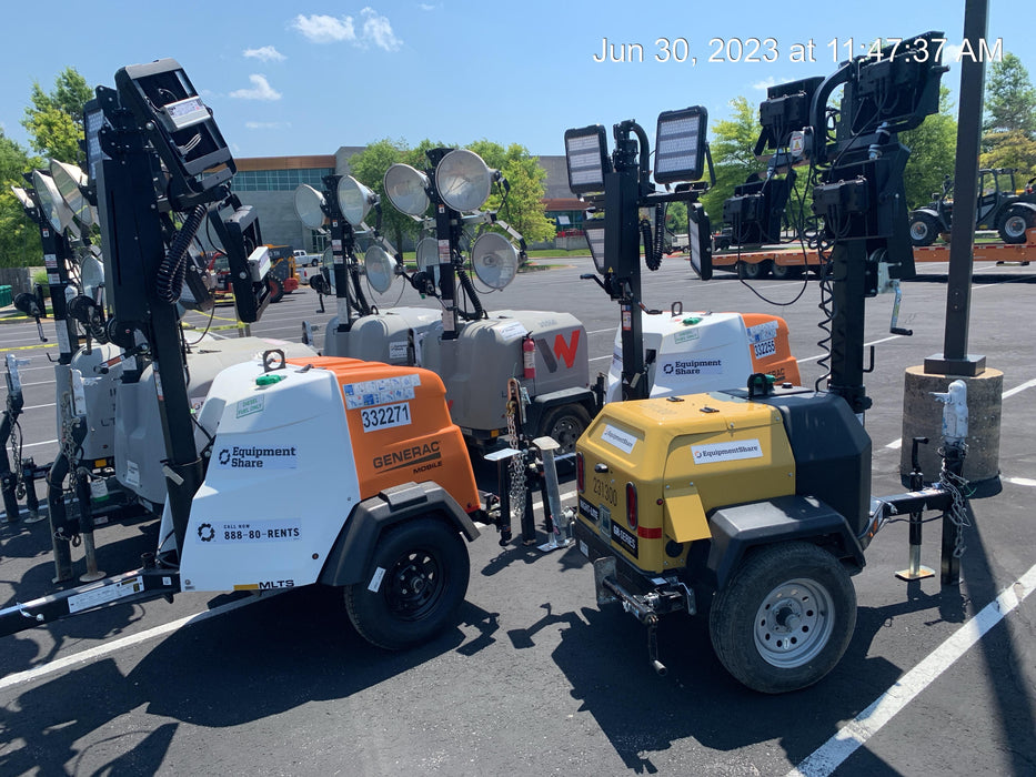 2023 Generac MLT2 Diesel, Flex Switch 120V Input, Powerzone Controller, (4) 320W LED Lights, 4kW Generator, 39.9 Gal Fuel Tank, 2" Ball, T3