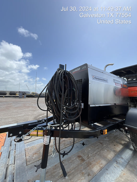 2024 Lincoln Electric LE400 Kubota V1505, Trlr, Cable Rack, Light Kit, ES Decals, T3