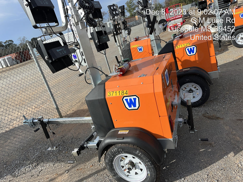 2023 Wanco WLTT-4MM4K Diesel, Deep Sea Controller, Shore Power Plug, Auto Start, (4) 350W LED Floodlights, 4kW Generator, 60 Gal Fuel Tank, 2" Ball, T3