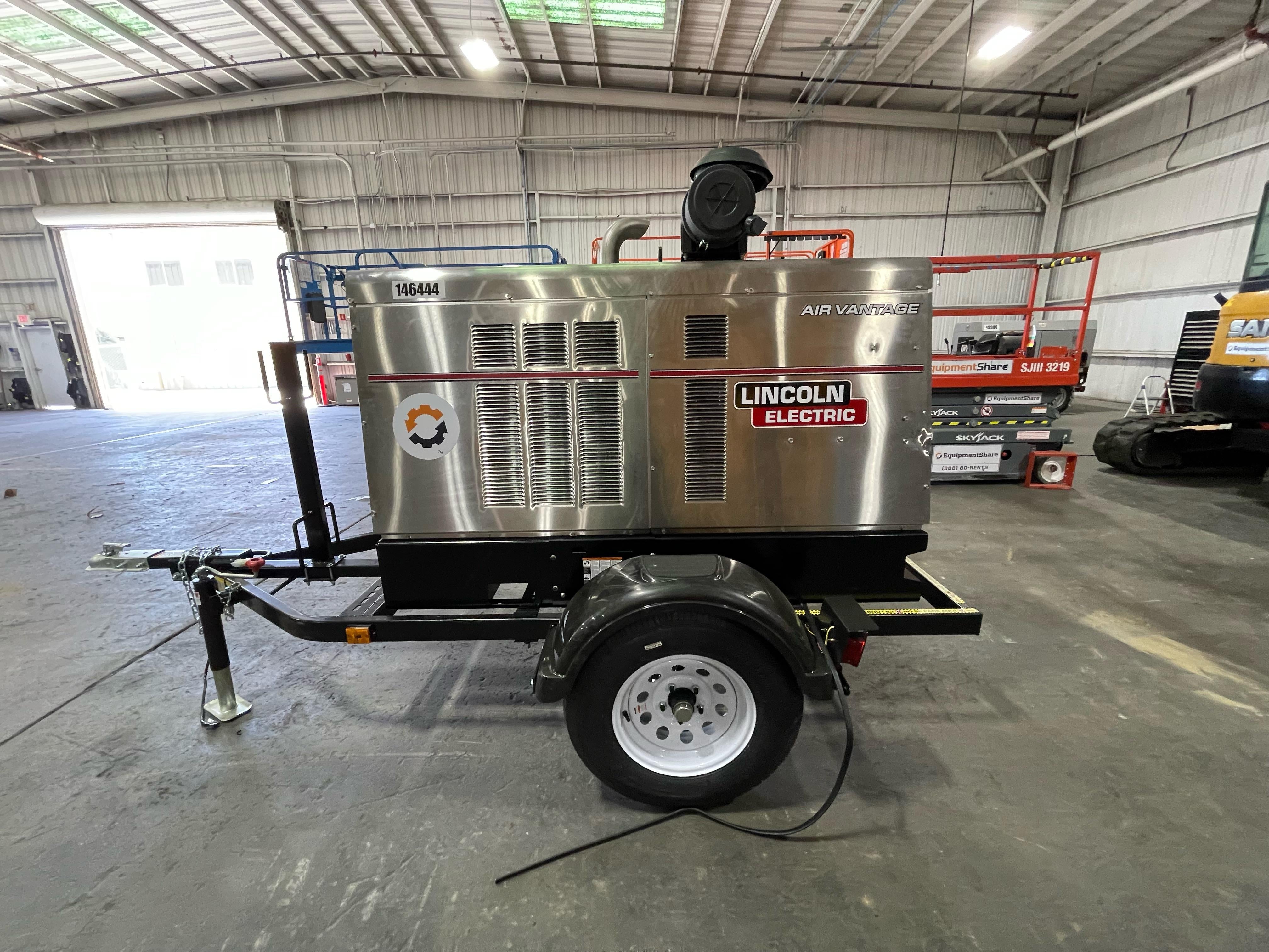 2021 Lincoln Electric Air Vantage 566 Air Vantage 566X Ready Pak 3 (includes trailer, cable rack, fender light kit); no telematics