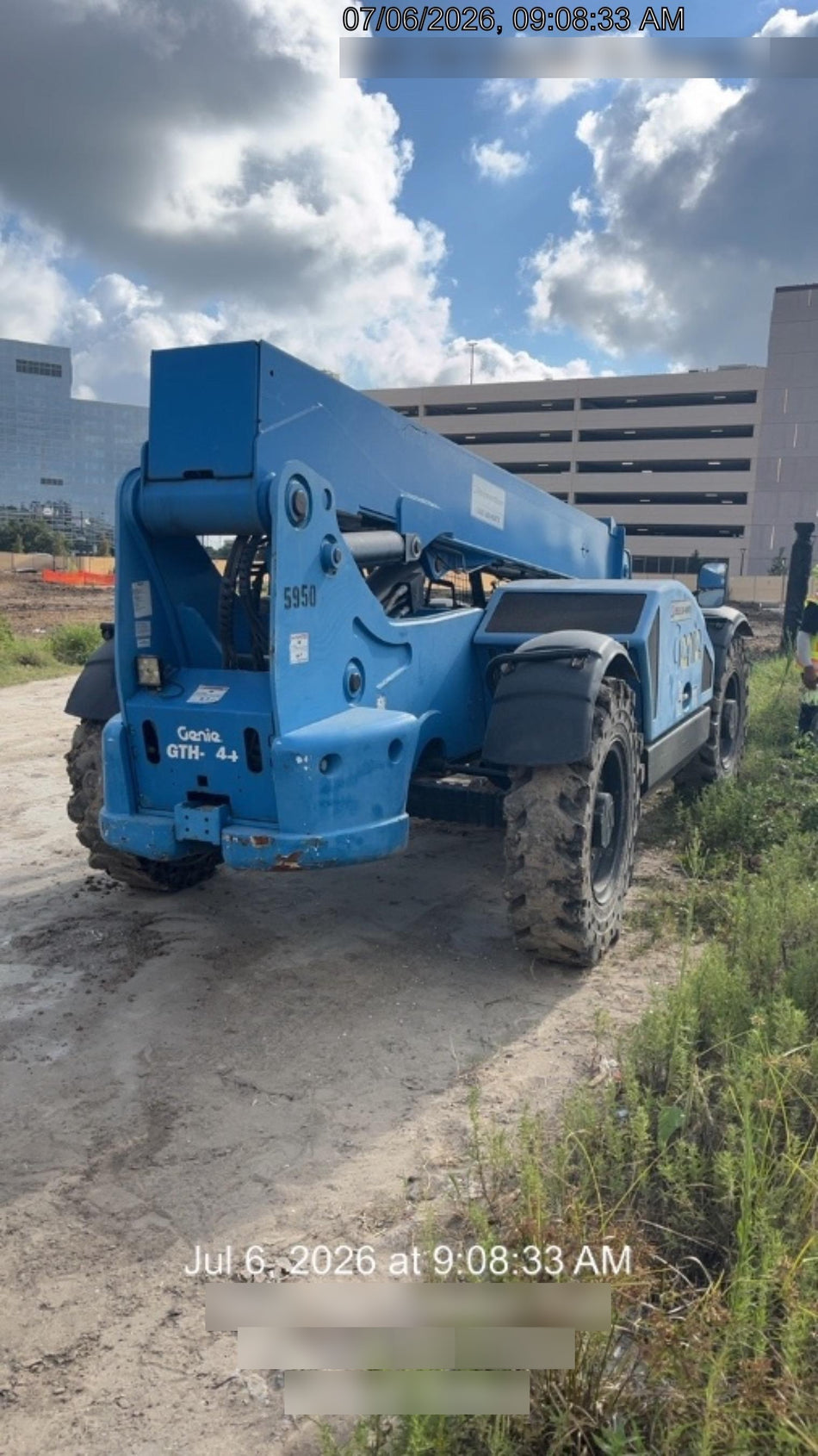 2017 Genie GTH-844 Genie GTH-844, Solid Tires, 60" carriage/forks, Open ROPS, Work Lights