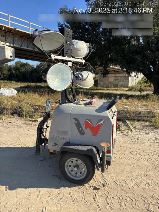 2018 Wacker Neuson LTV6L-MH Wacker Neuson LTV6L Mobile Light Tower w/Fuel Level Sensor Installed