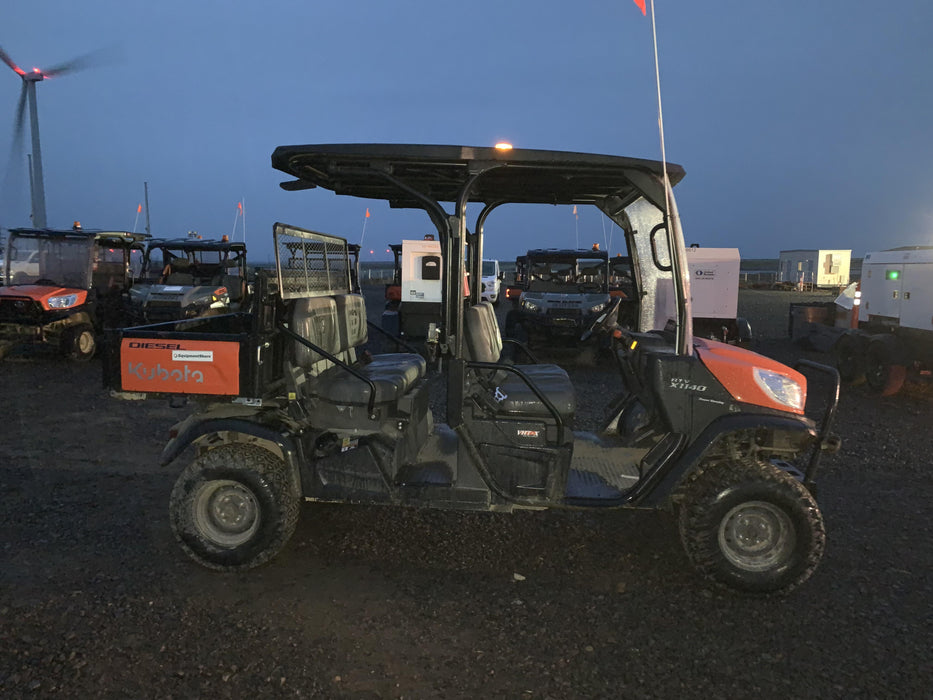 2022 Kubota RTV-X1140W-H Plastic Canopy, Windshield Acrylic Clear, LED Strobe Light, Wire Harness Kit, Back up Alarm
