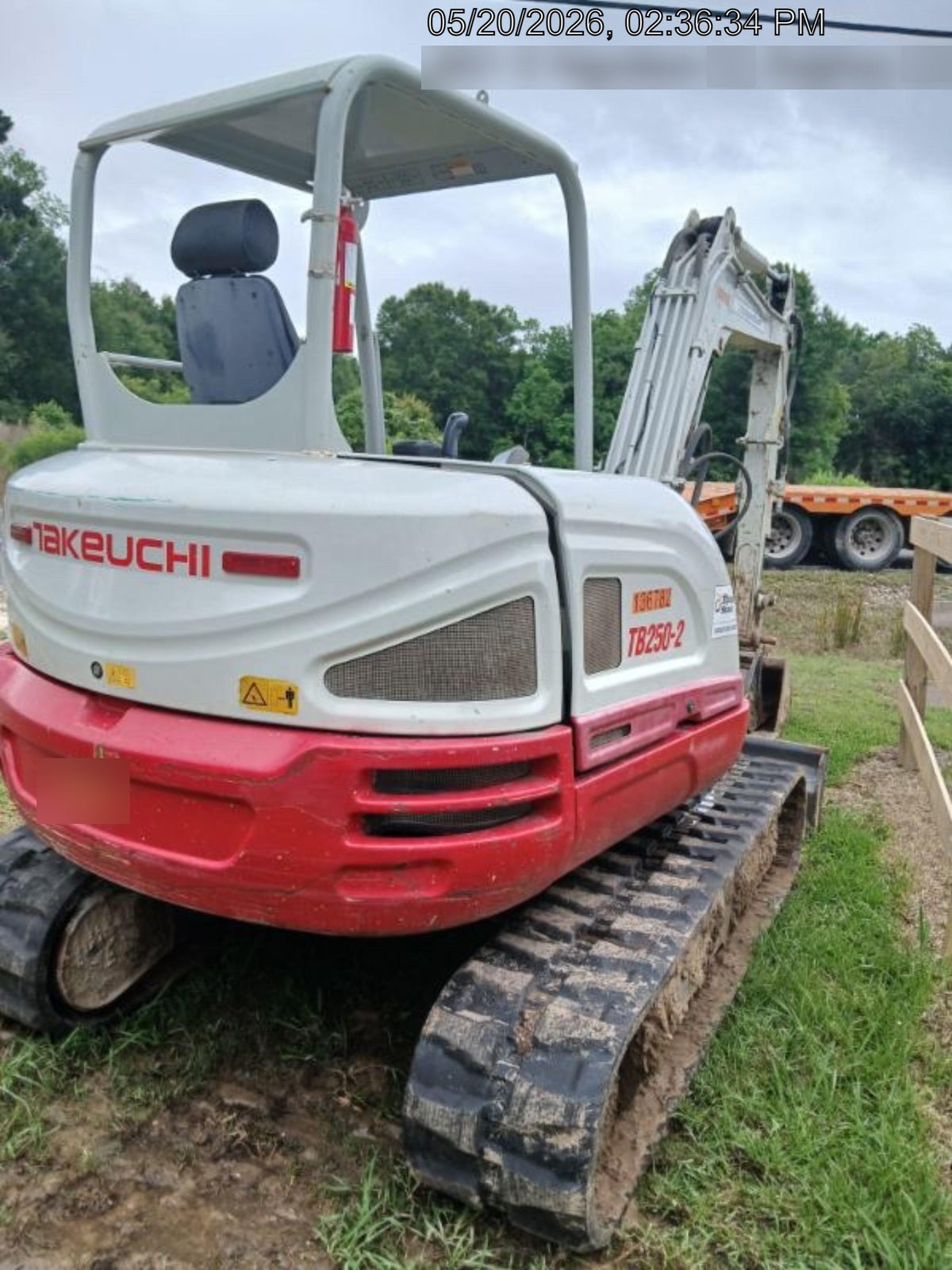 2021 TAKEUCHI TB250-2
