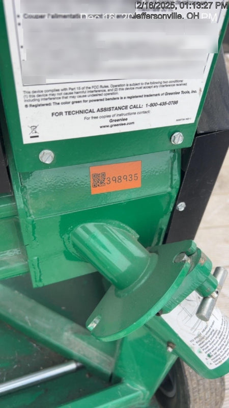 2023 GREENLEE 854DX