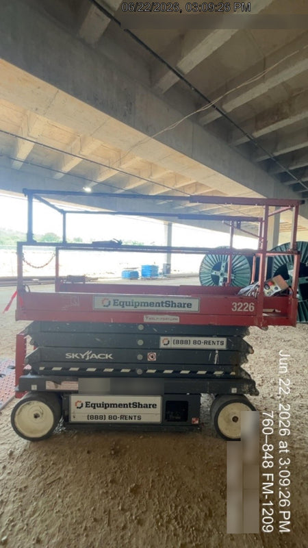2019 Skyjack SJIII-3226 Standard Options, Trojan Batteries