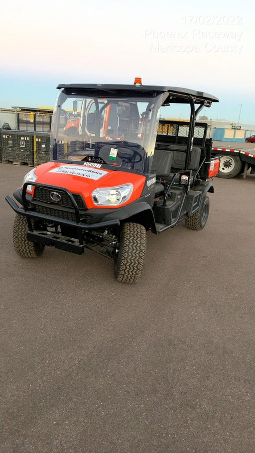 2022 Kubota RTV-X1140W-H Plastic Canopy, Windshield Acrylic Clear, LED Strobe Light, Wire Harness Kit, Back up Alarm