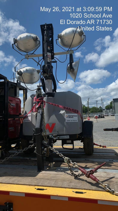 2019 Wacker Neuson LTV6L-MH Wacker Neuson LTV6L Mobile Light Tower w/Fuel Level Sensor Installed