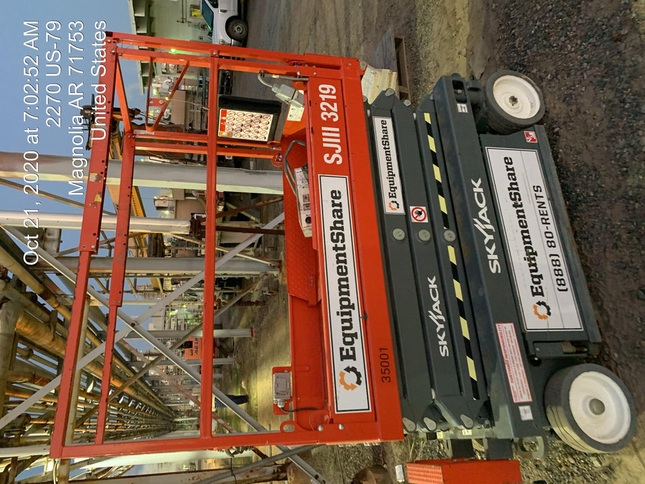 2019 Skyjack SJIII-3219 Standard Options, Trojan Batteries