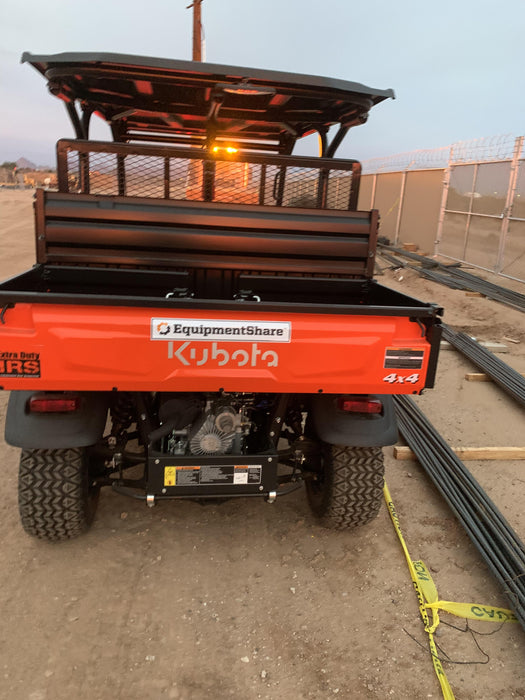 2021 Kubota RTV-X1140W-H Plastic Canopy, Windshield Acrylic Clear, LED Strobe Light, Wire Harness Kit, Back up Alarm