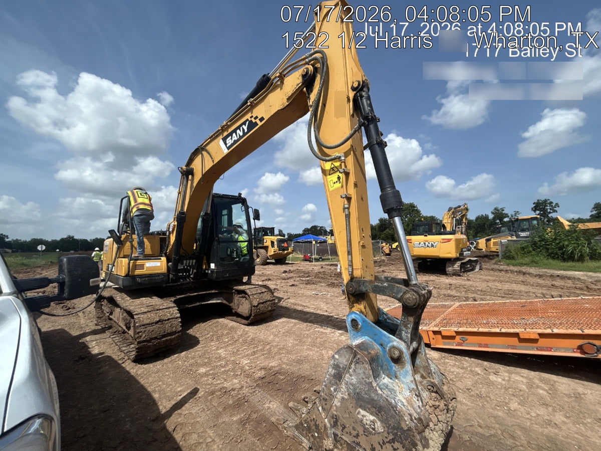 Sany SY135C Sany SY135 Tier 4 - Cab, Fleco Hydraulic  QC, Fleco 36" HD Bucket - Smooth