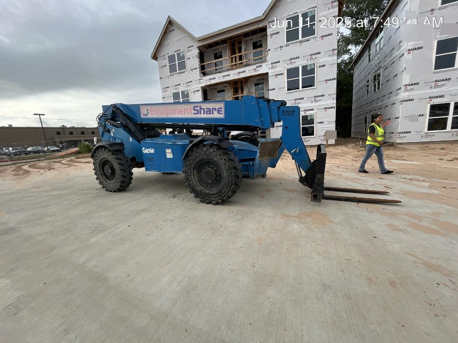 2017 Genie GTH-1056 Genie GTH1056, Solid Tires, 60" carriage, Open ROPS