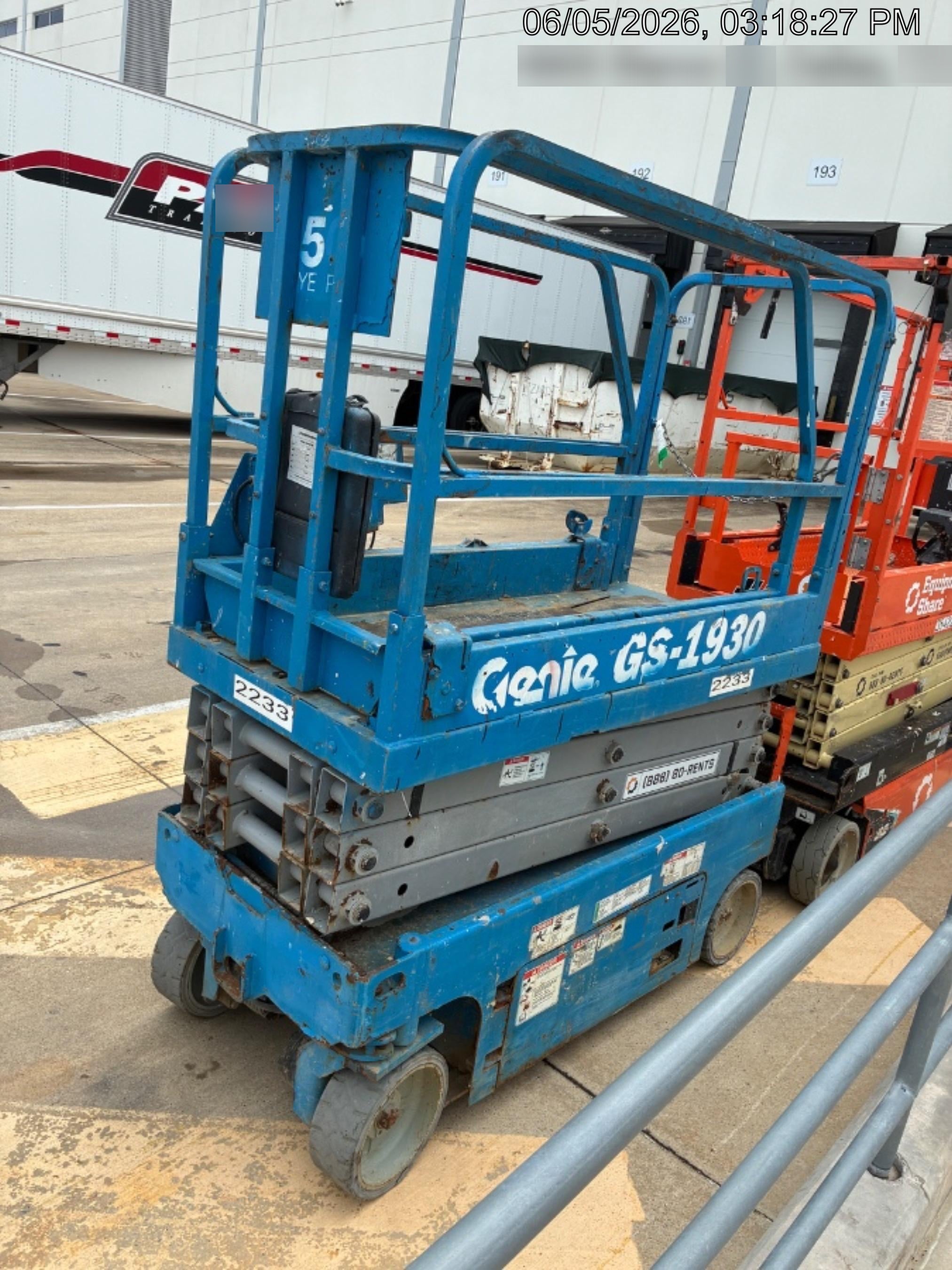 2016 Genie GS-1930 Genie GS1930 Scissor Lift
