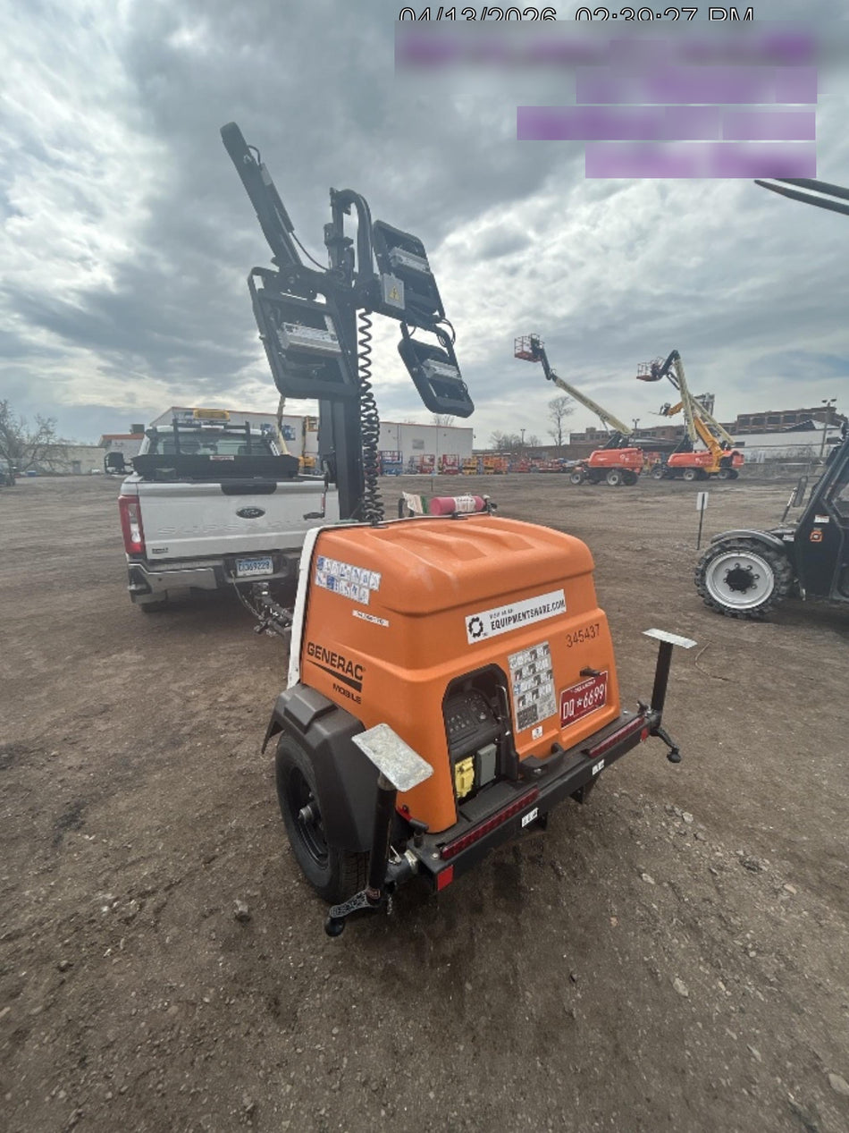 2023 Generac MLT2 Diesel, Flex Switch 120V Input, Powerzone Controller, (4) 320W LED Lights, 4kW Generator, 39.9 Gal Fuel Tank, 2" Ball, T3