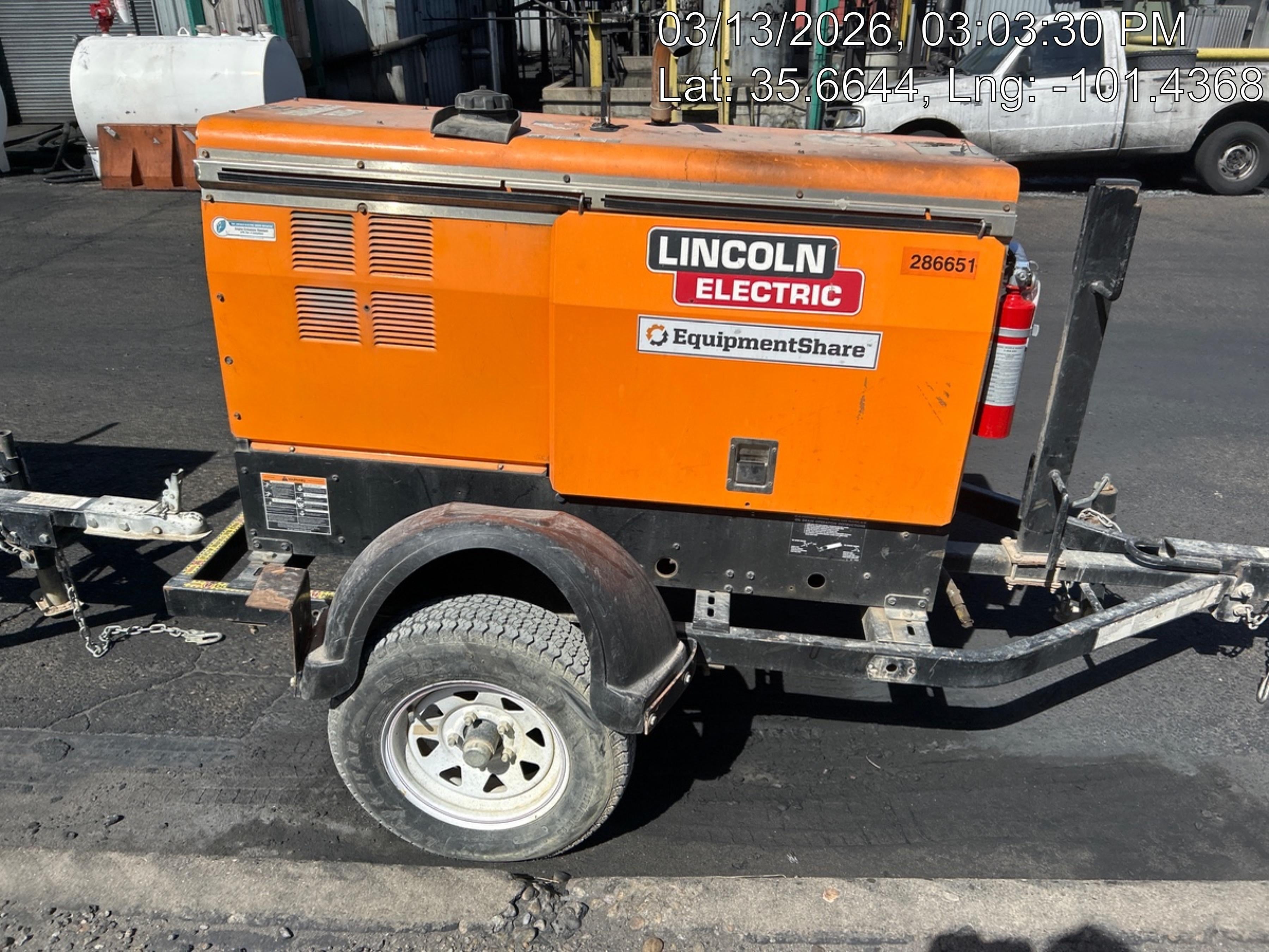 2022 Lincoln Electric LE400 Kubota V1505, Trlr, Cable Rack, Light Kit, ES Decals, T3