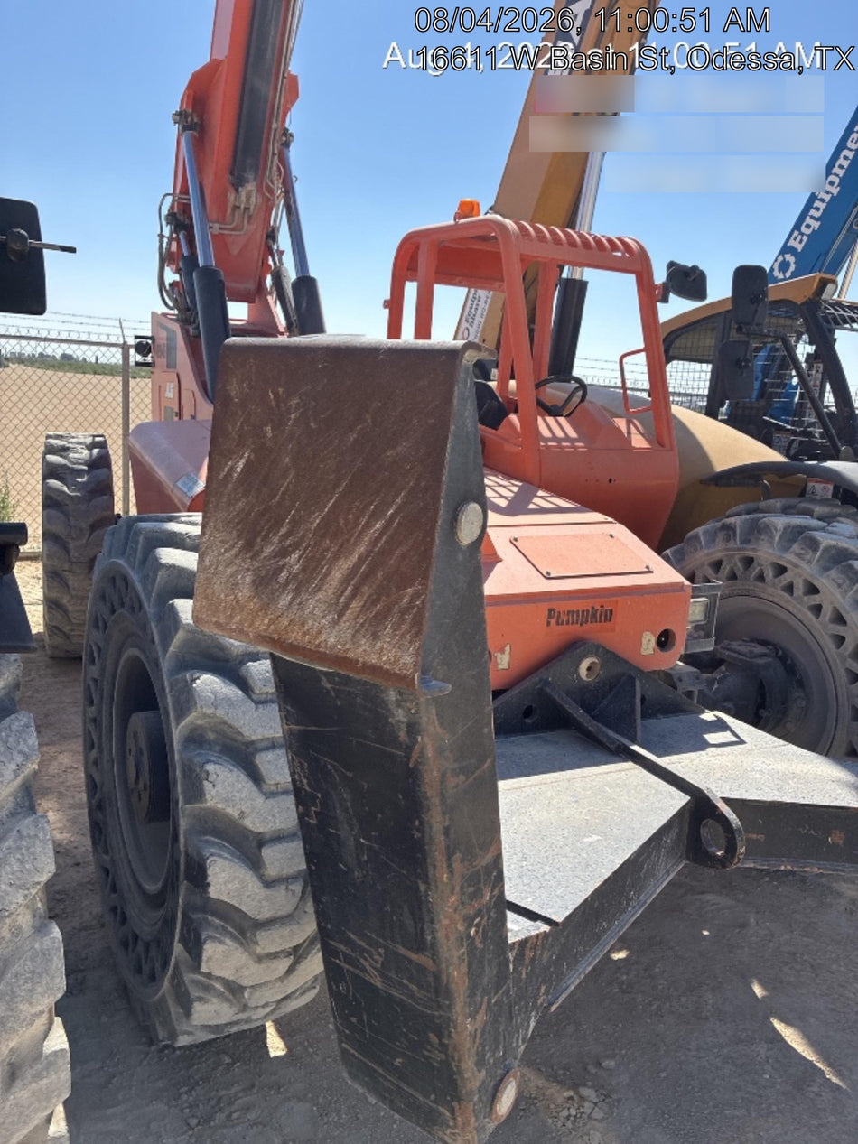 2018 Skytrak 10054 Skytrak 10054 10K Telehandler w/Open ROPS Solid Tires, LED Work Lights, Rotating Beacon, 60" Carriage/60" Forks