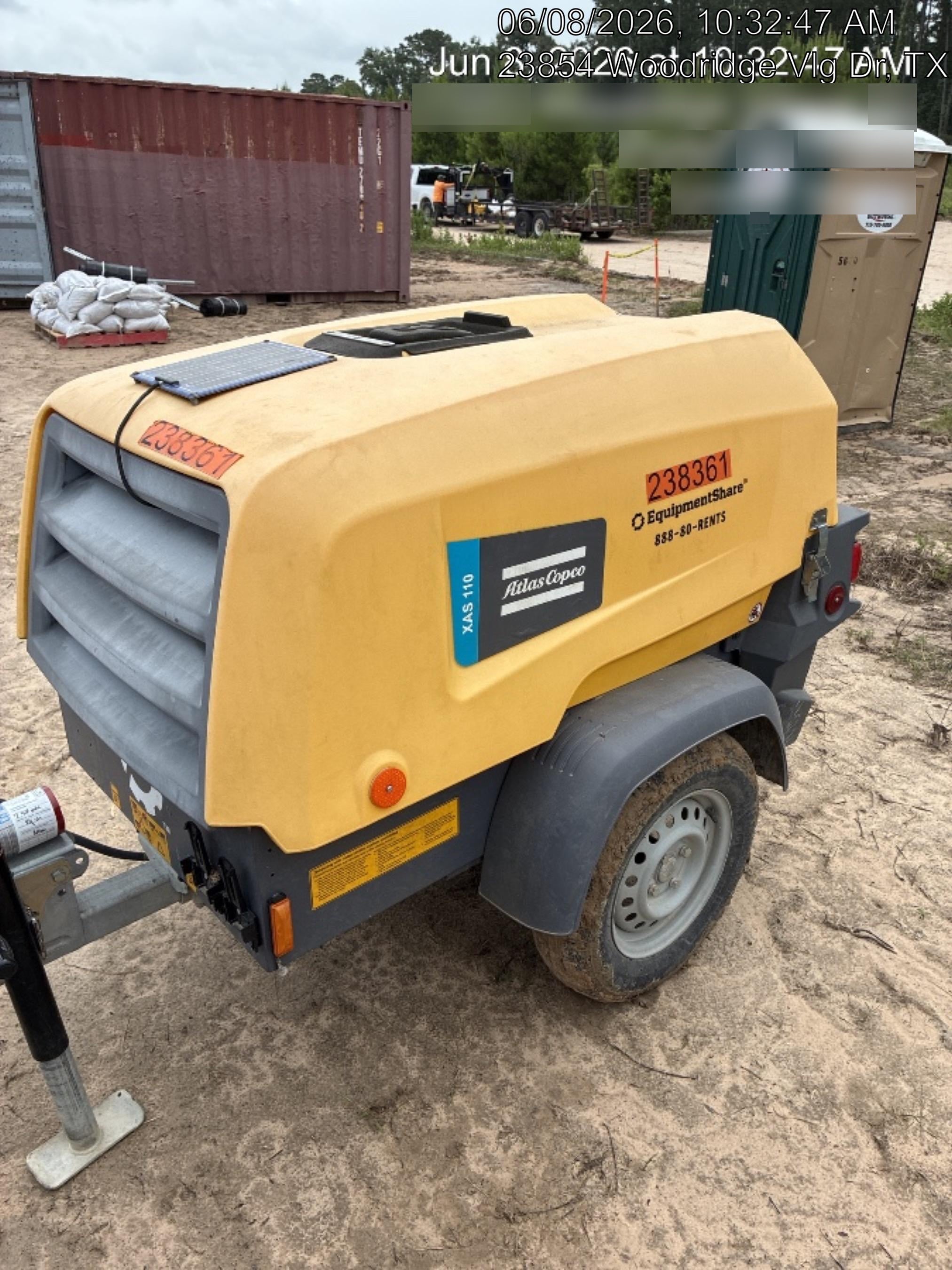 2022 ATLAS COPCO XAS 110