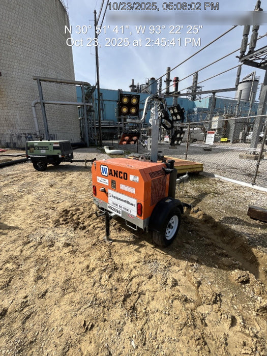 2024 Wanco WLTT-4MM4K Diesel, Deep Sea Controller, Shore Power Plug, Auto Start, (4) 350W LED Floodlights, 4kW Generator, 60 Gal Fuel Tank, 2" Ball, T3