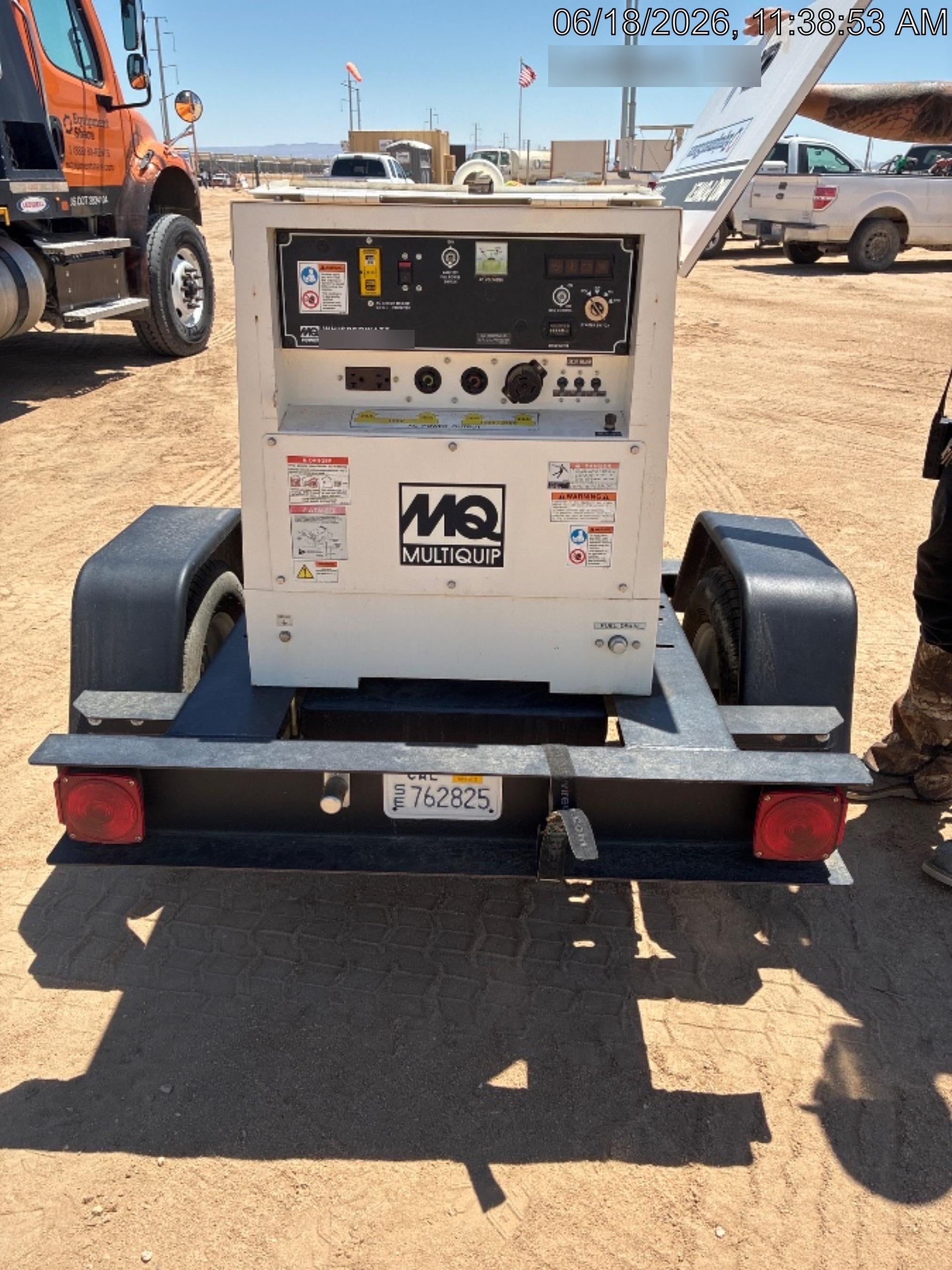 2022 Multiquip DA7000SSA3 Kubota Diesel, Trailer Mounted Package