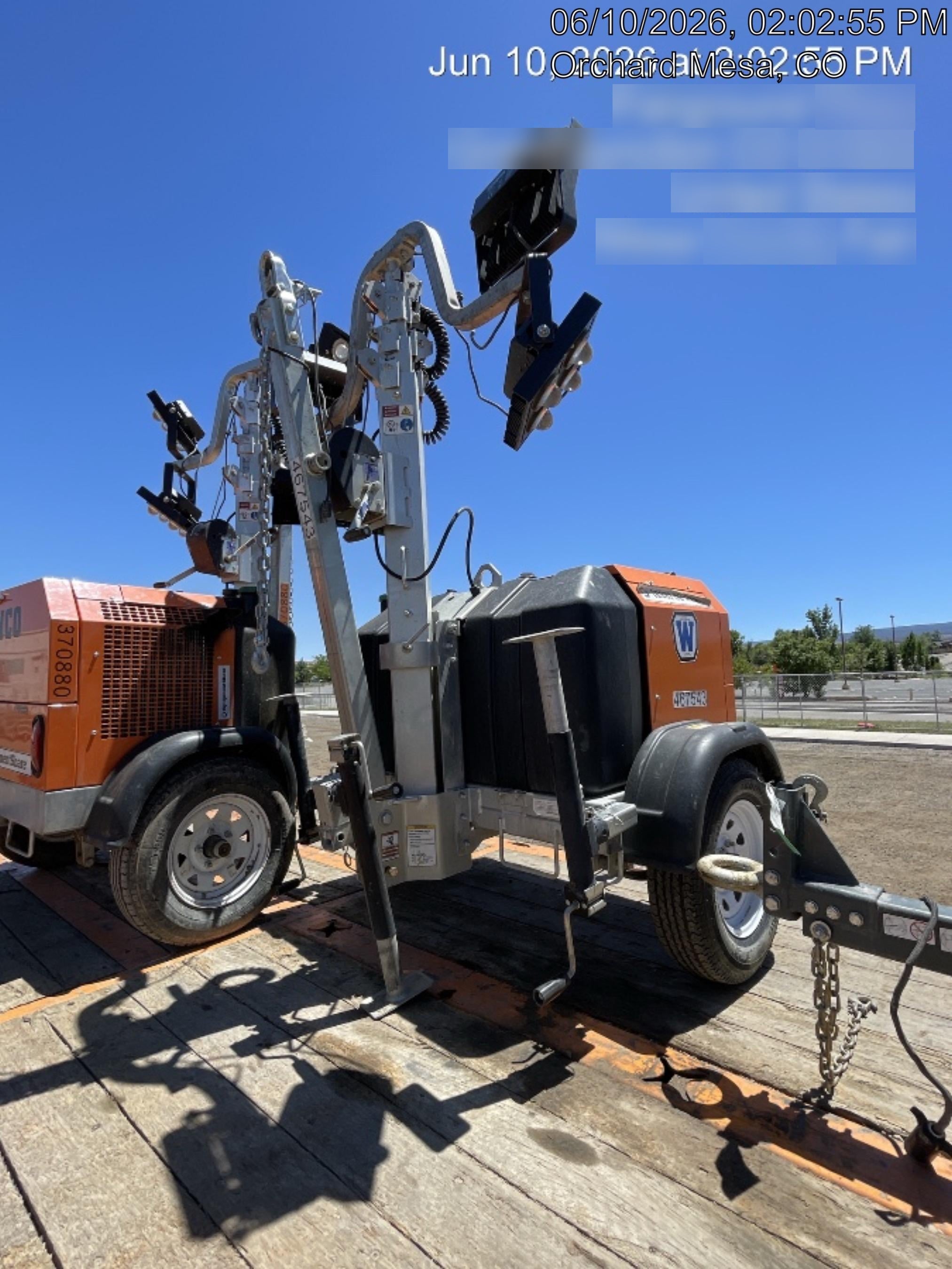 2024 Wanco WLTT-4MM4K Diesel, Deep Sea Controller, Shore Power Plug, Auto Start, (4) 350W LED Floodlights, 4kW Generator, 60 Gal Fuel Tank, 2" Ball, T3