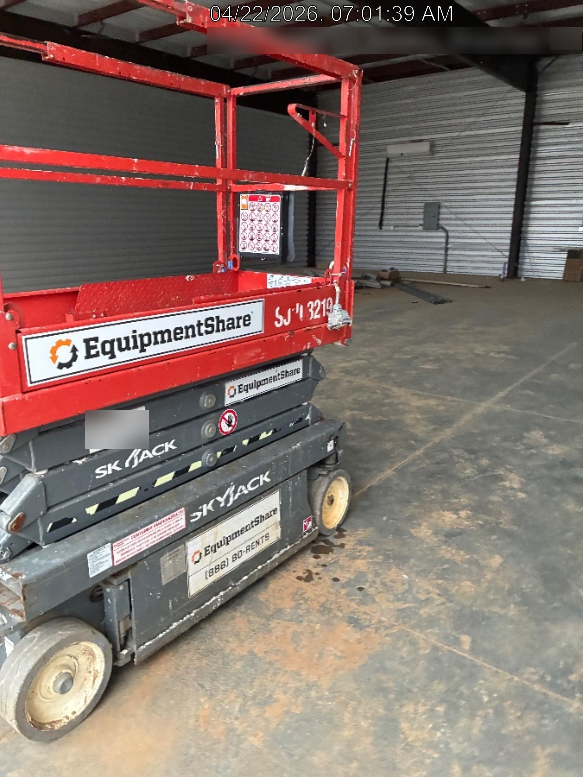 2019 Skyjack SJIII-3219 Standard w/Trojan Batteries