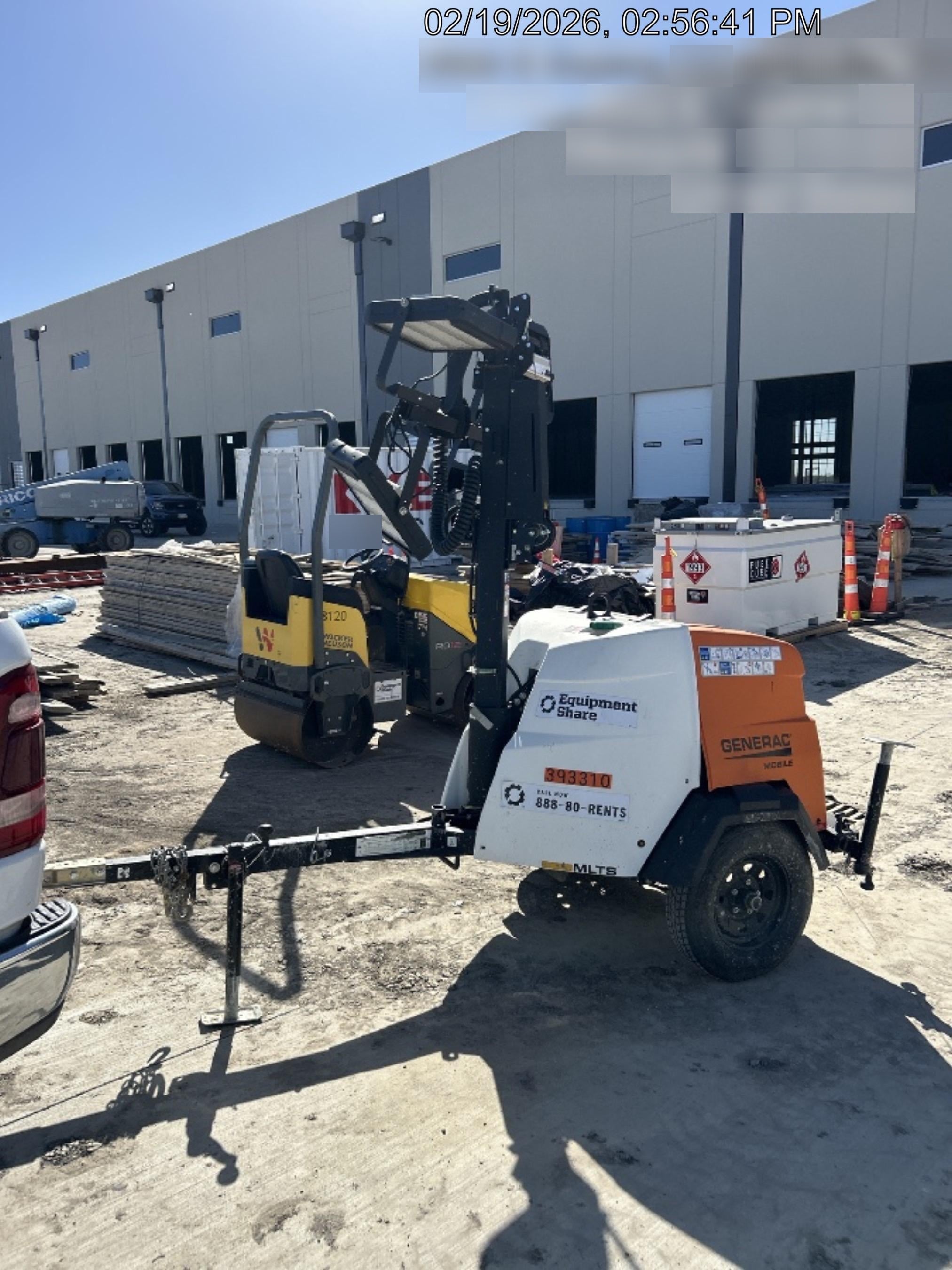 2024 Generac MLT2 Diesel, Flex Switch 120V Input, Powerzone Controller, 
(4) 320W LED Lights, 4kW Generator, 39.9 Gal Fuel Tank, 2" Ball, T3
