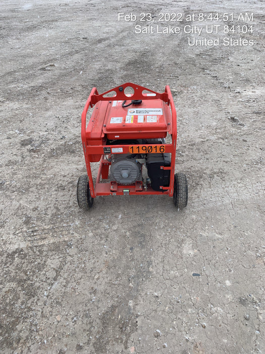 2020 Multiquip GA6HR Gen 6kW Honda GX340 GFCI Wheel Kit