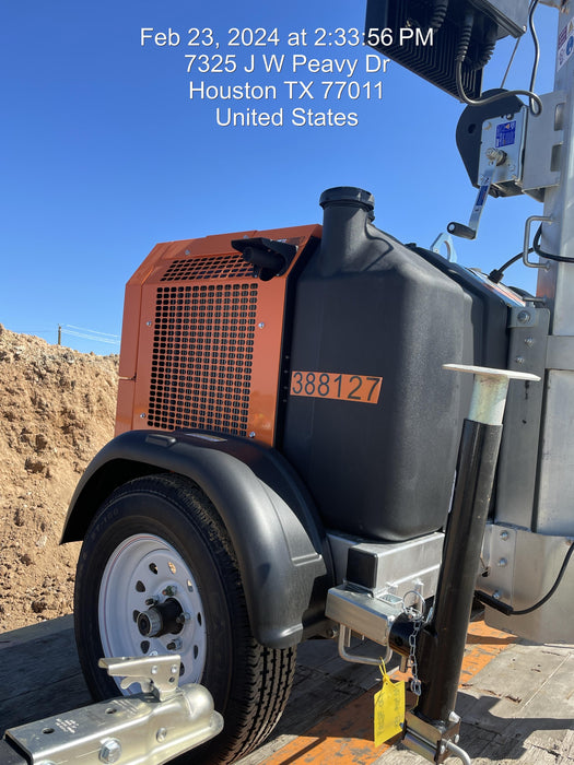 2024 Wanco WLTT-4MM4K Diesel, Deep Sea Controller, Shore Power Plug, Auto Start, (4) 350W LED Floodlights, 4kW Generator, 60 Gal Fuel Tank, 2" Ball, T3