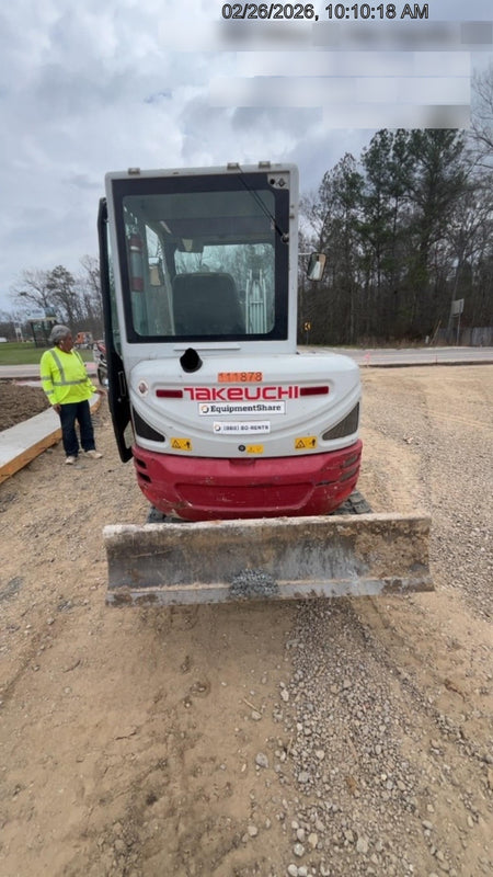 2020 Takeuchi TB-235-2CR Cab/Heat/Air, Rubber Tracks, Manual TAG QC