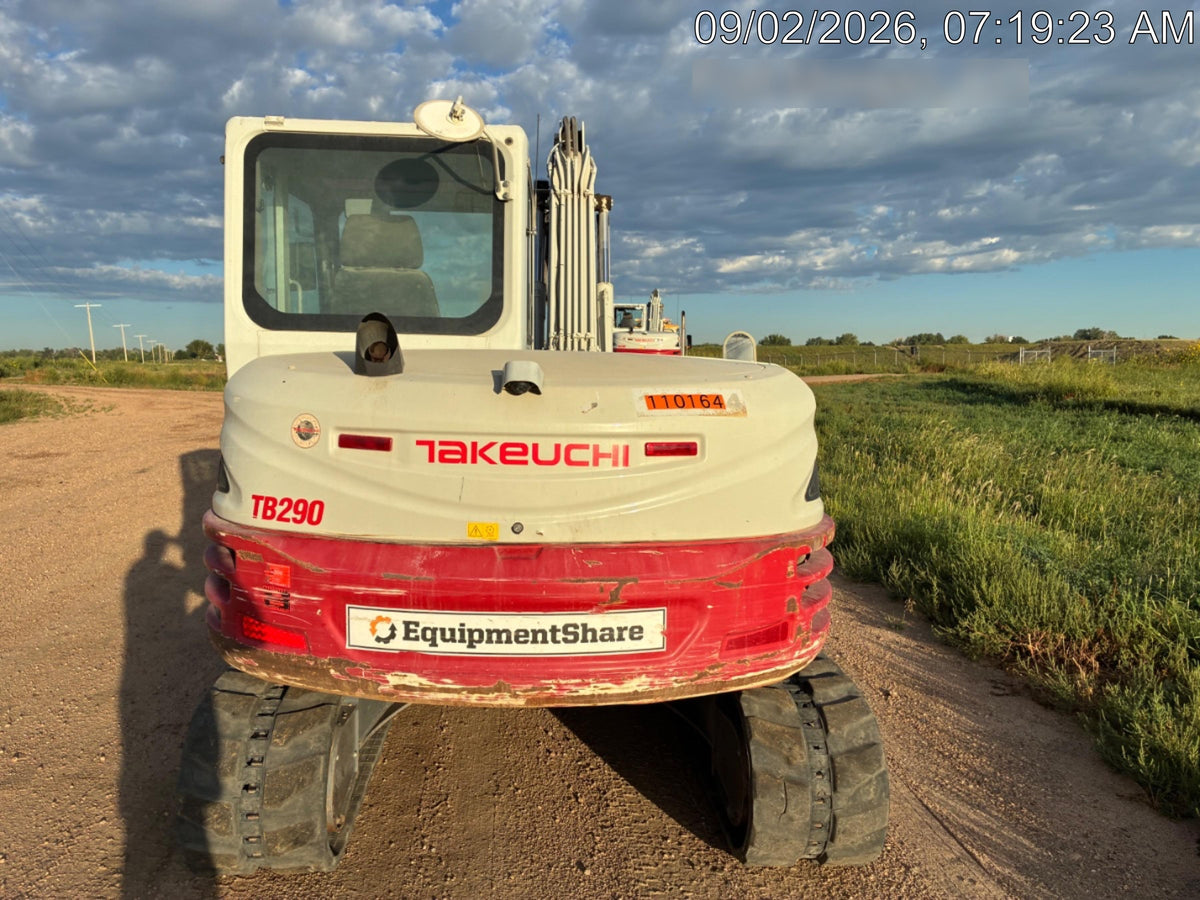 2020 Takeuchi TB290C Cab/Heat/Air, Rubber Tracks, Manual TAG QC