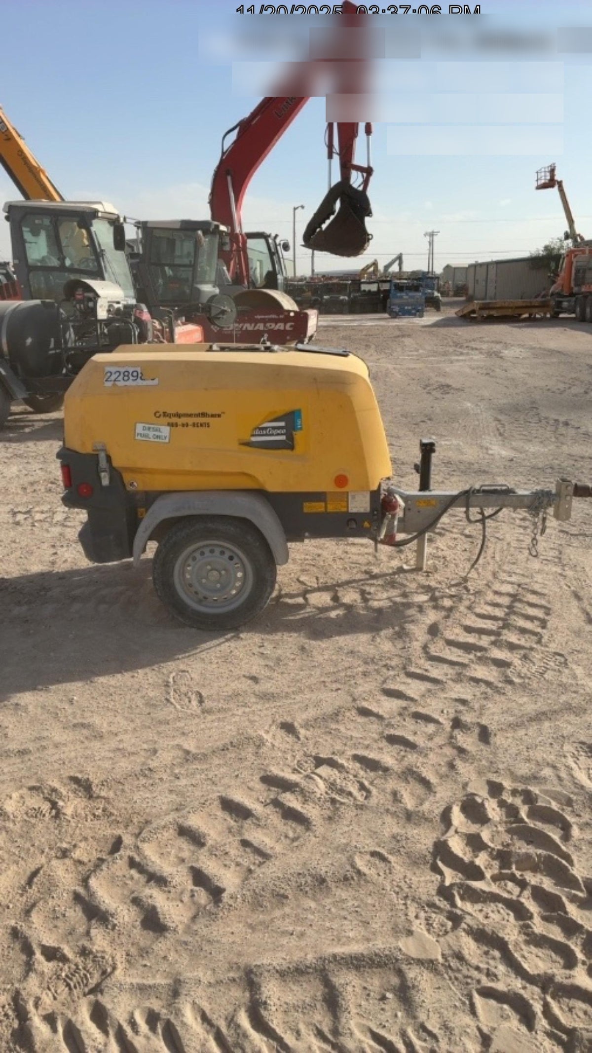 2022 ATLAS COPCO XAS 110