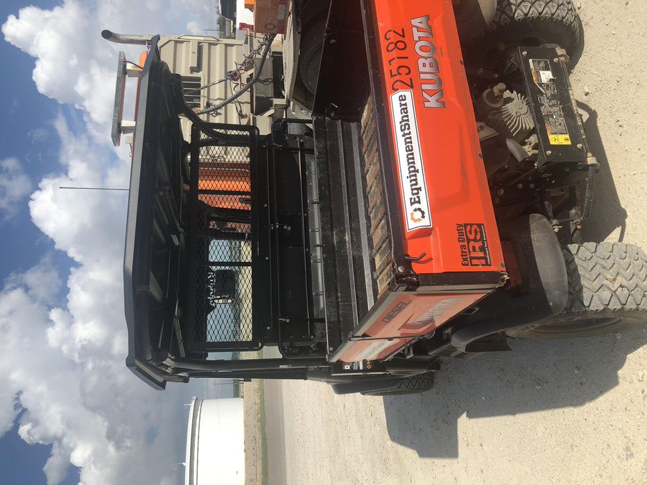 Kubota RTV-X1140W-H 4wd Utility Cart, LED Strobe, Windshield Tempered Glass, Pastic Canopy, Wire Harness Kit, Backup Alarm