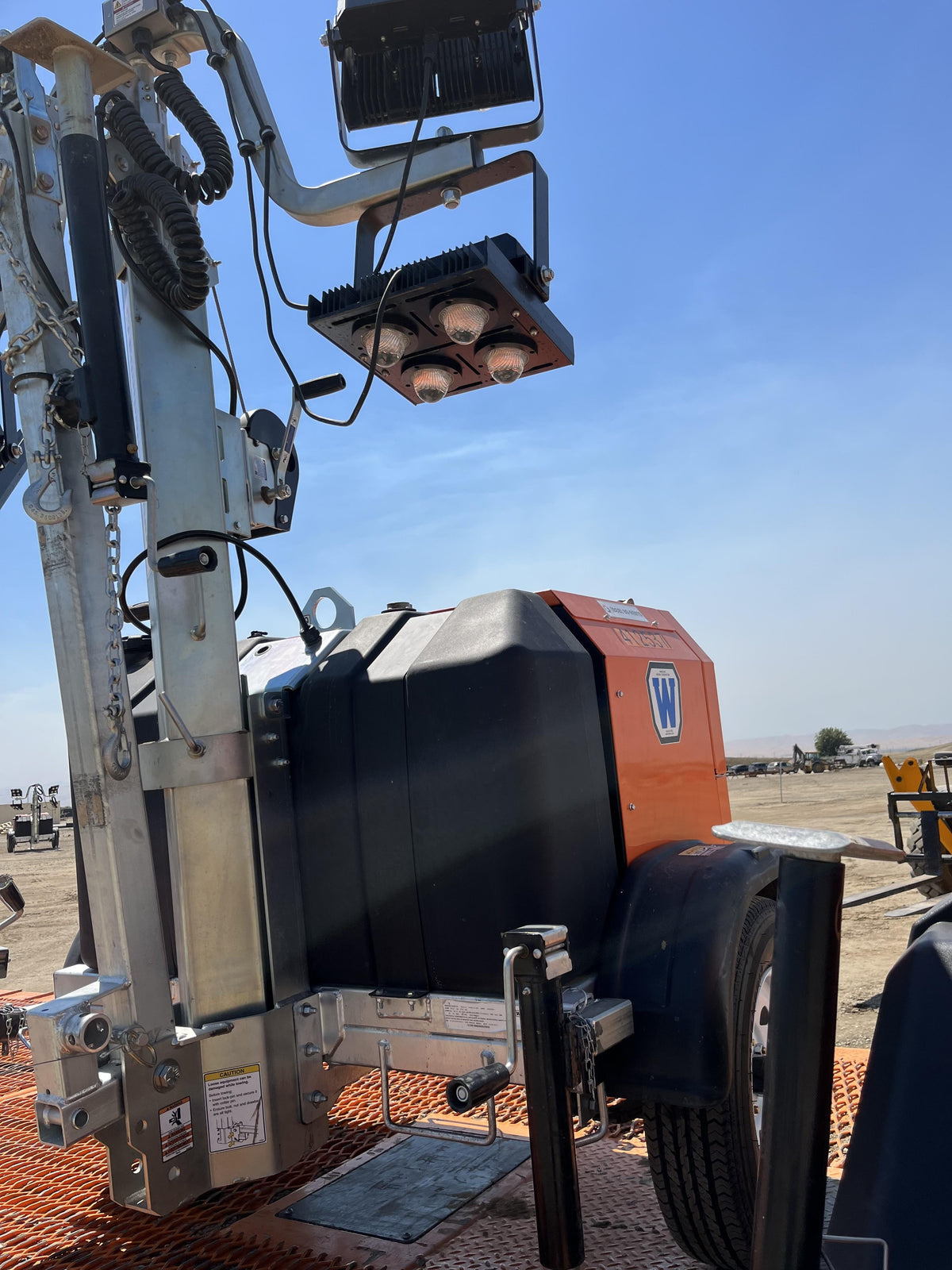 2024 Wanco WLTT-4MM4K Diesel, Deep Sea Controller, Shore Power Plug, Auto Start, (4) 350W LED Floodlights, 4kW Generator, 60 Gal Fuel Tank, 2" Ball, T3