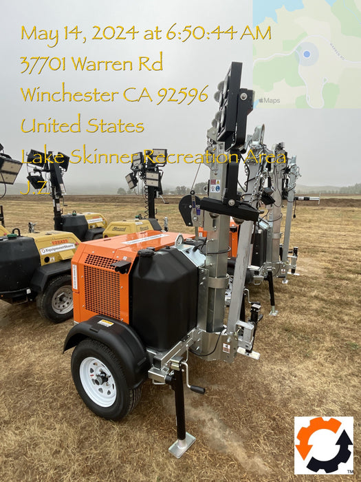 2024 Wanco WLTT-4MM4K Diesel, Deep Sea Controller, Shore Power Plug, Auto Start, (4) 350W LED Floodlights, 4kW Generator, 60 Gal Fuel Tank, 2" Ball, T3