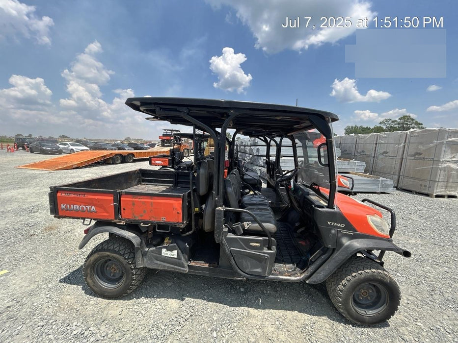 2020 Kubota RTV-X1140W-H 4WD, LED Strobe, Windshield Acrylic Clear, Plastic Canopy, Wire Harness Kit, Backup Alarm