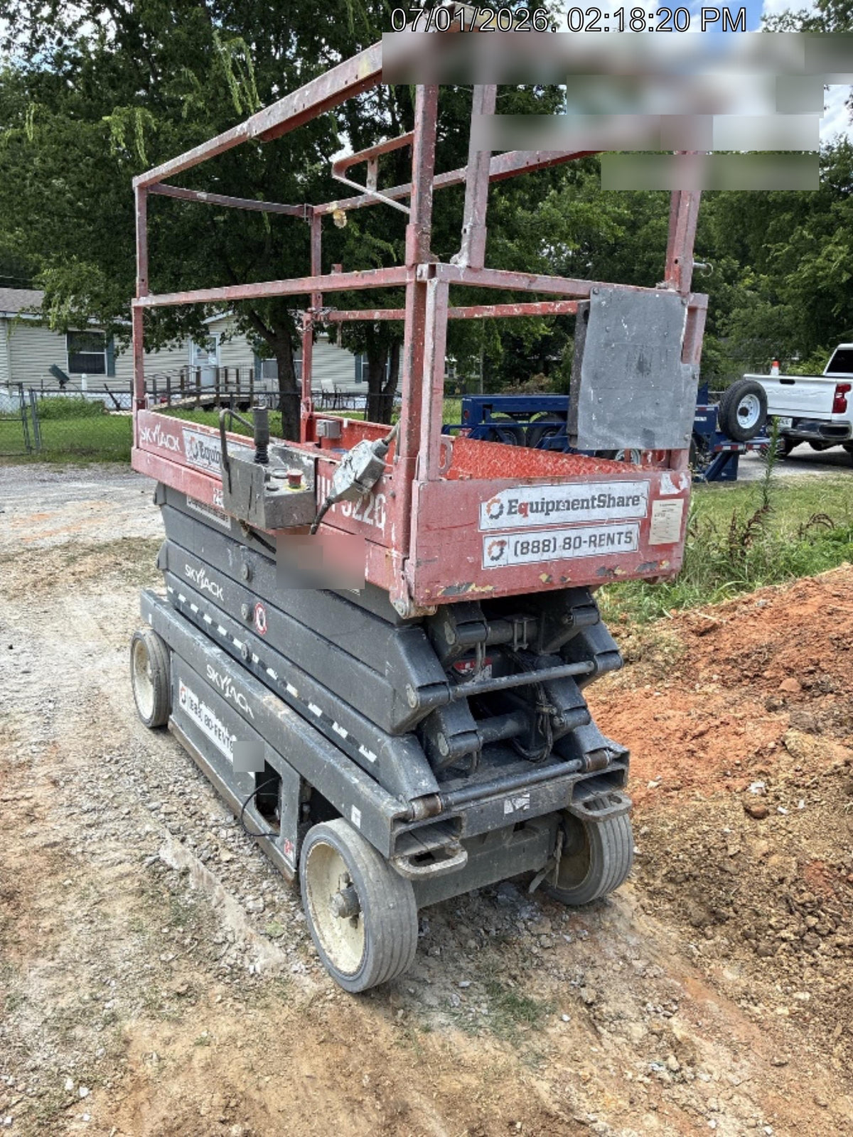 2016 Skyjack SJIII-3226 Standard Options