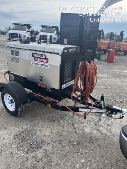 2024 Lincoln Electric LE400 Kubota V1505, Trlr, Cable Rack, Light Kit, ES Decals, T3