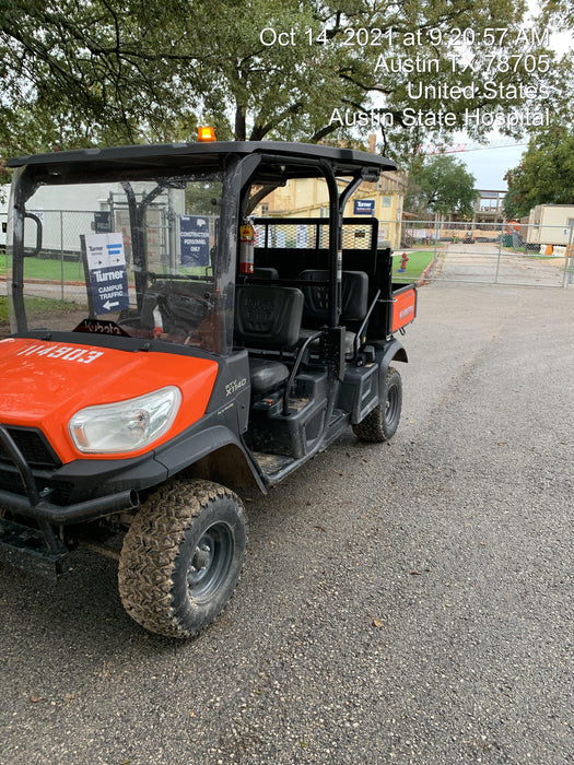 2020 Kubota RTV-X1140 CANOPY,STROBE,BACK UP ALARM,WINDSHIELD, FIRE EXT