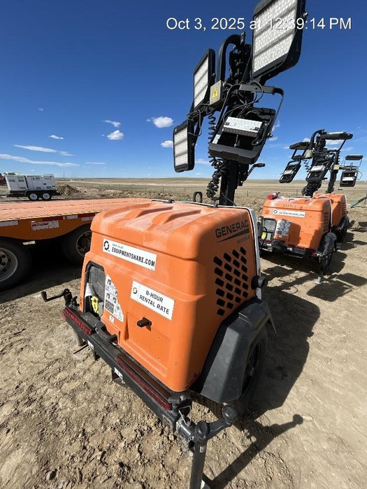 2023 Generac MLT2 Diesel, Flex Switch 120V Input, Powerzone Controller, (4) 320W LED Lights, 4kW Generator, 39.9 Gal Fuel Tank, 2" Ball, T3