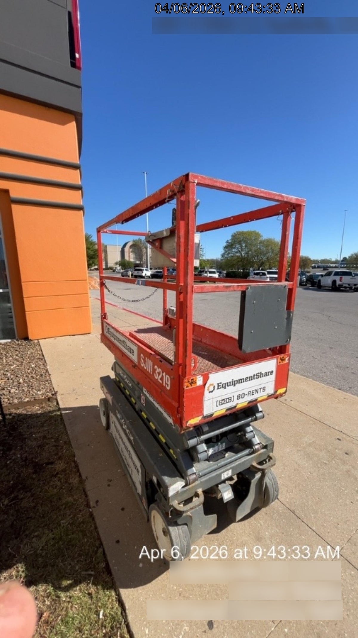2019 Skyjack SJIII-3219 Standard Options, Trojan Batteries