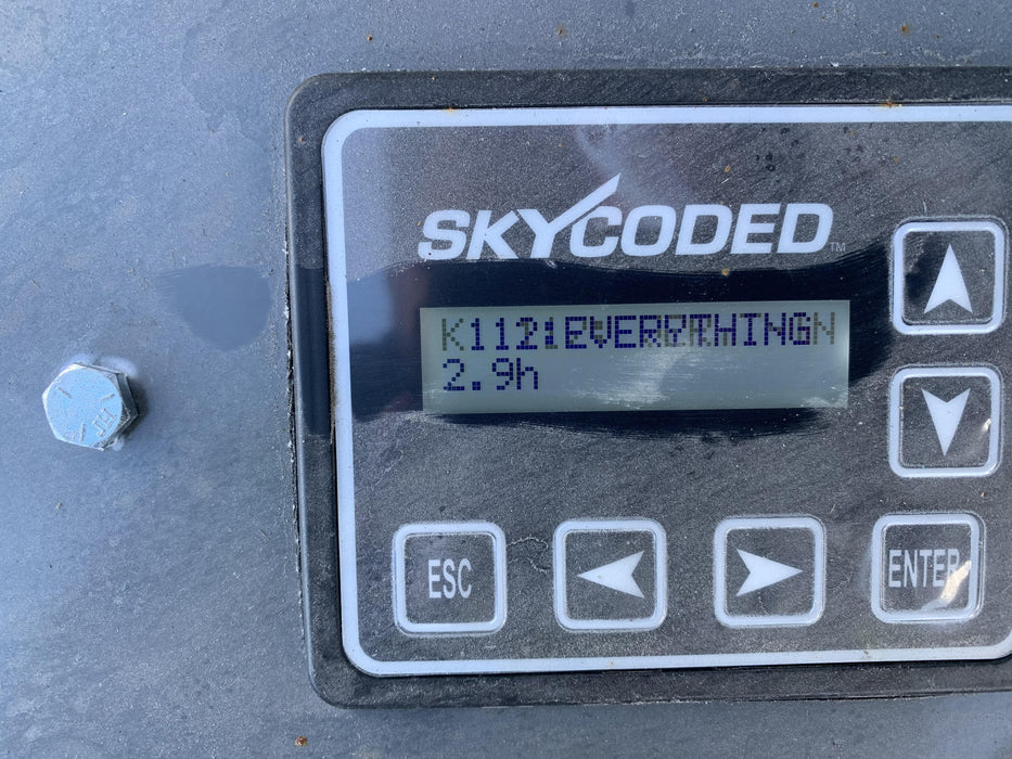 2020 Skyjack SJIII-3219 Solid NM Tires, Half height spring hinged entry gate, Dual Beacons, 800W Inverter