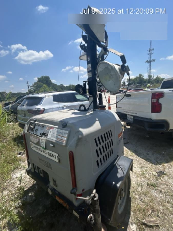 2019 Wacker Neuson LTV6L-MH Wacker Neuson LTV6L Mobile Light Tower w/Fuel Level Sensor Installed