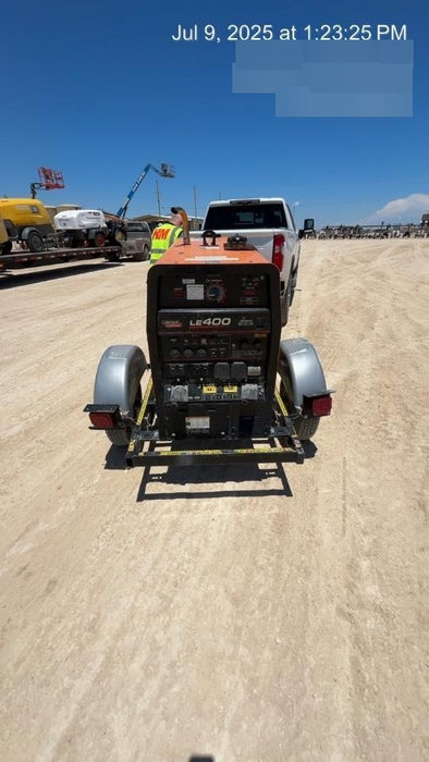 2022 Lincoln Electric LE400 Kubota V1505, Trlr, Cable Rack, Light Kit, ES Decals, T3